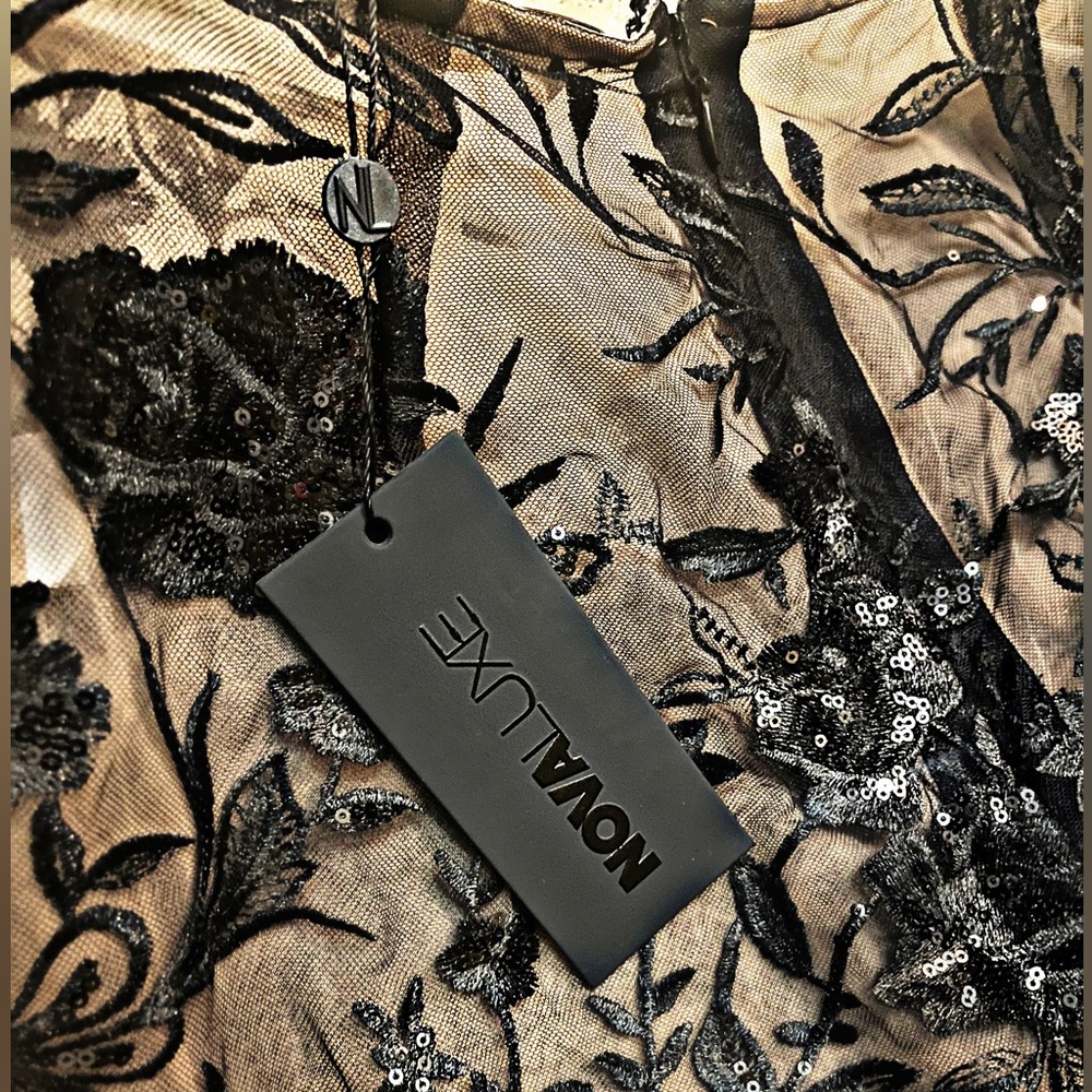 Vera Sequin Embroidered Pants